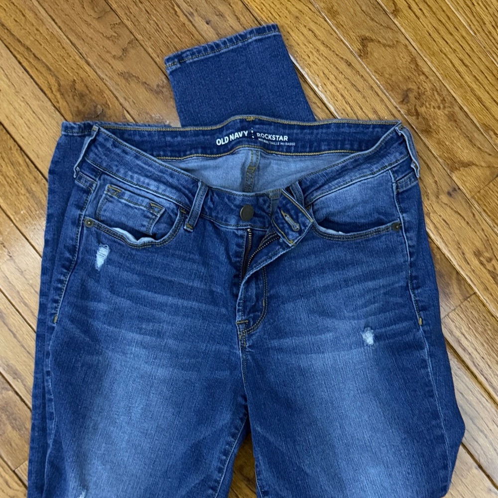 Old Navy Rockstar Mid-Rise Jeans